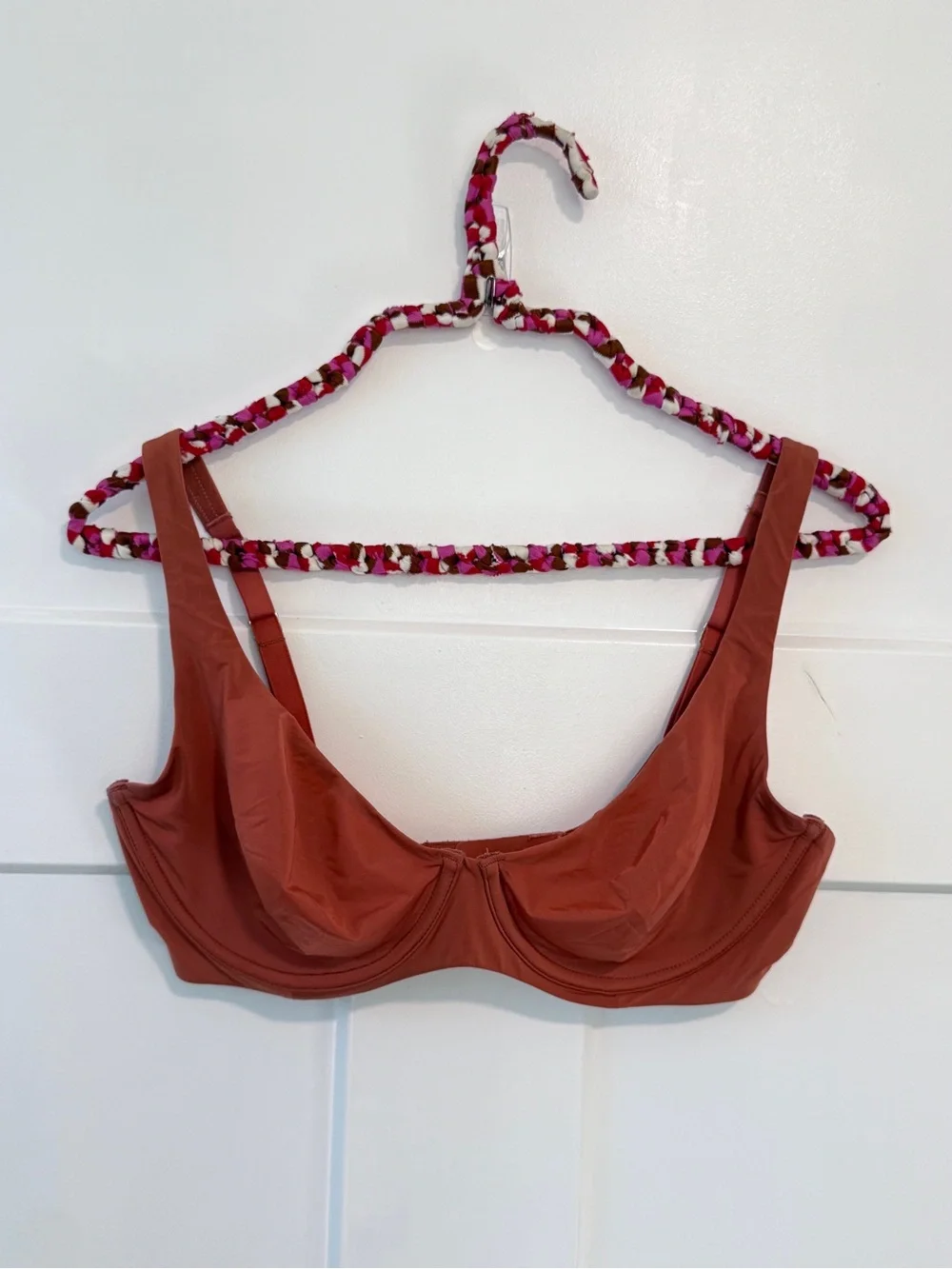 CUUP The Scoop Bra 34D Terracotta / Clay The Scoop - Microfiber Smooth Silky Bra